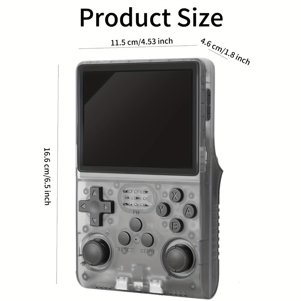 R40S PRO Handheld Retro Game Console 256GB, 3.5 Inch IPS Screen Portable Emulator with Linux System