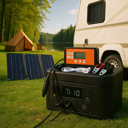 RV Solar Panel Kit 18V for Garden, Patio and Yard Use, with the Listed Configuration, for Everyday Use and Organized Storage