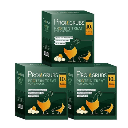 Dried Black Soldier Fly Larvae Chicken Treats Non-GMO High Protein Grubs for Chickens Egg Layer Flock Builder Stronger Eggshells 5lb 10lb