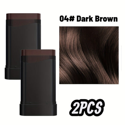 Gray Root Touch-Up Color Concealer Comb for Hair & Beard, Fine Teeth Applicator, 5 Shades, Precise Coverage 0.7oz Each