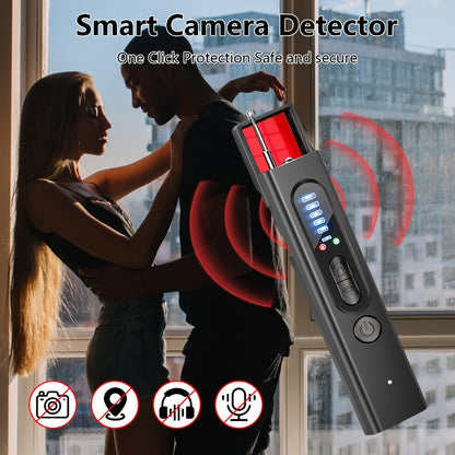 Hidden Camera Detector & Anti-Spy Bug Detector for an Everyday Personal Care Routine, with the Listed Configuration