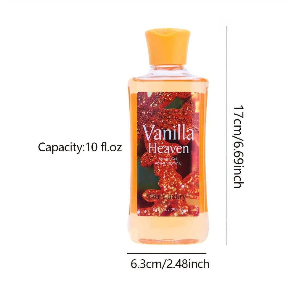 Vanilla Body Lotion Set with Glycerin – Nourishing Moisturizer for Women & Men, Lasting Vanilla Fragrance