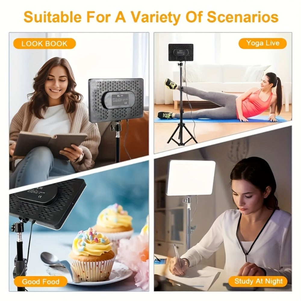 LED Ring Light 10 Inch with Stand Dimmable Fill Light for Vlogging Photography Makeup Selfie Live for an Everyday Personal Care Routine