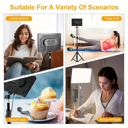 LED Ring Light 10 Inch with Stand Dimmable Fill Light for Vlogging Photography Makeup Selfie Live for an Everyday Personal Care Routine