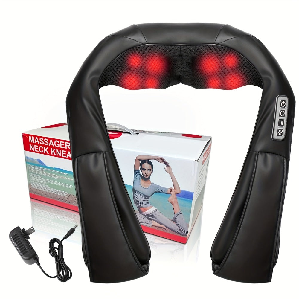 Acupressure Massager, Electric Acupoint Deep Kneading Neck & Shoulder Massager for Back, Waist, Legs
