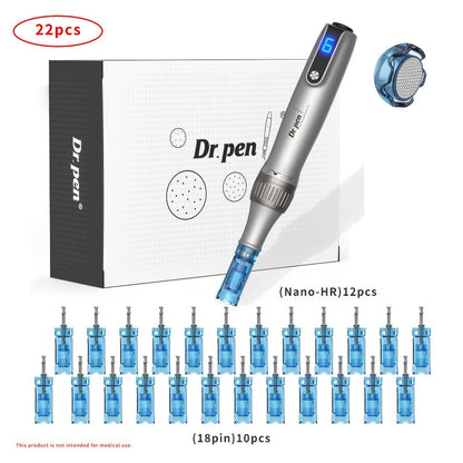 Dr. Pen M8S Wireless Microneedling Kit for Bath Time, Home Spa and Personal Care, with the Listed Configuration