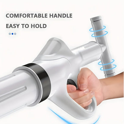 Drainage Spray Gun with Adjustable Pressure – Air Plunger Tool for Unclogging Toilets Sinks & Floor Drains