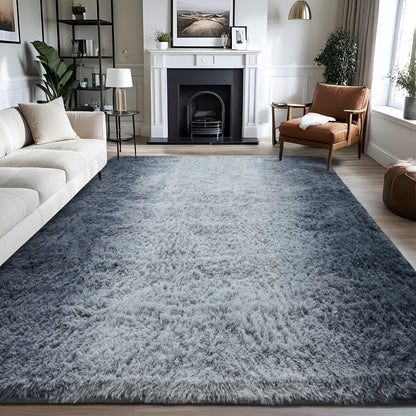 Non-Slip Area Rug Fluffy Soft Carpet – Modern Home Decor Floor Mat for Living Room, Bedroom, Kitchen & Bathroom | Easy Clean Cute Plush Rug