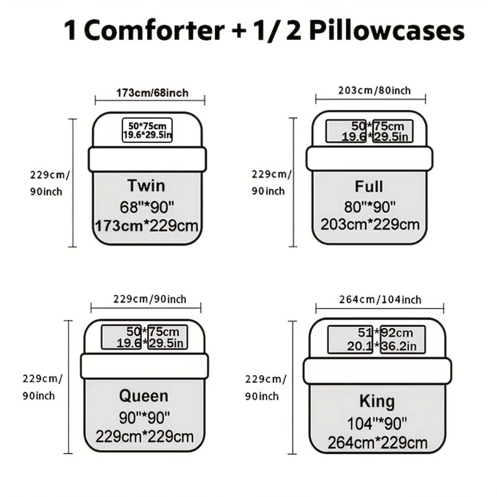 Plum Blossom Quilted Bedspread Set Machine Washable Soft Breathable Hypoallergenic Comforter with Pillowcases Twin Full Queen King Size