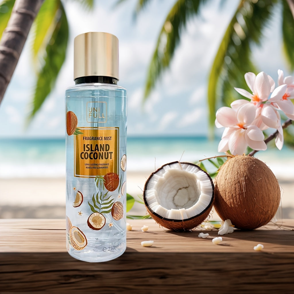 Floral Fruity Eau de Toilette Body Spray for Women 8.4oz – Long-Lasting Hair & Body Mist, 13 Scents Colorful Bottle