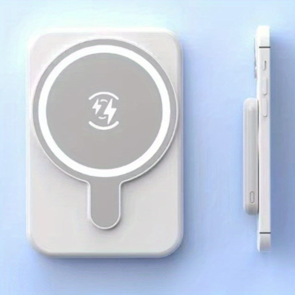 Power Bank Magnetic 5000mAh or 10000mAh with 5W Wireless Charging, LED Display and Dual Inputs
