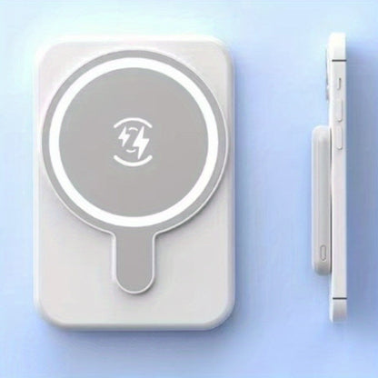 Power Bank Magnetic 5000mAh or 10000mAh with 5W Wireless Charging, LED Display and Dual Inputs