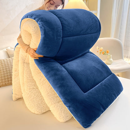Moire-Style Flannel Blanket with Plush-Look Lining, Five Color Choices and Four Size Labels up to 108 x 90 Inches