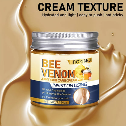 Bee Venom Cream for Joint & Skin Care 3 Pcs 50g Each – Moisturizing Brightening Body Cream with Vitamin C for Dry Rough Skin on Arms Legs