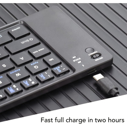 7.3mm Ultra-Slim Magnetic Wireless Keyboard Rechargeable Foldable Compact Bluetooth Keyboard for an Everyday Personal Care Routine