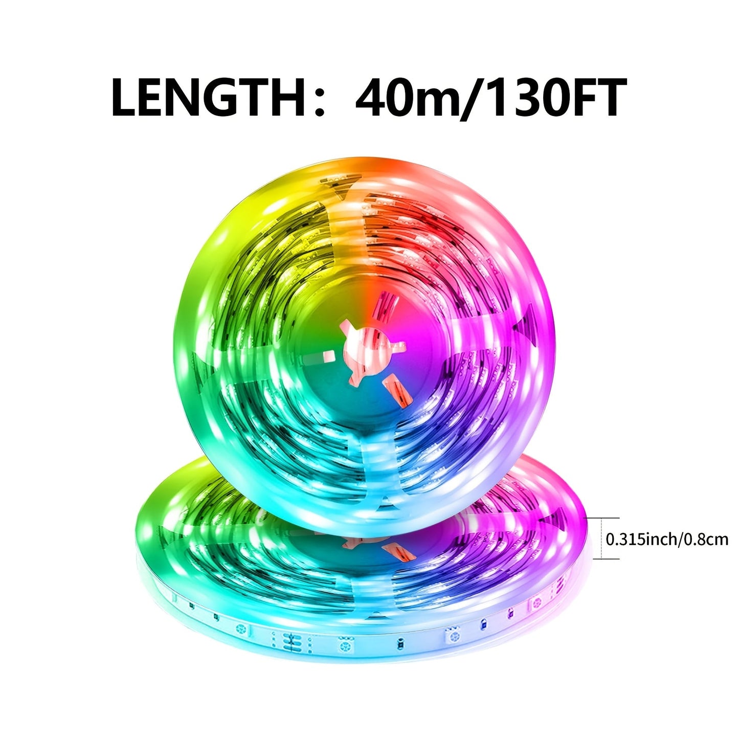 Music Sync LED Strip Lights with APP & 24-Key Remote - RGB Color Changing Built-in Mic for an Everyday Personal Care Routine