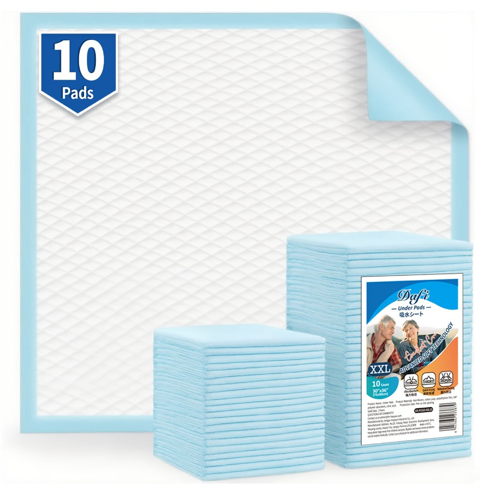 Extra Large Disposable Underpads 30x36 Inch Super Adult Incontinence Bed Pads with Effective for Entryways, Bedrooms and Living Spaces