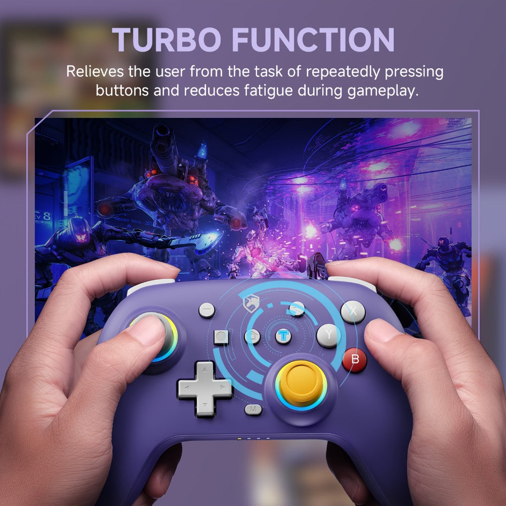Hall Effect Wireless Controller for Nintendo Switch OLED Switch Lite - No Drift Joystick Turbo for an Everyday Personal Care Routine