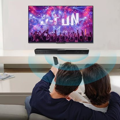 5.1 Surround Sound Soundbar for Smart TV, 21.7" Wireless Bluetooth 5.0 Home Theater Speaker System