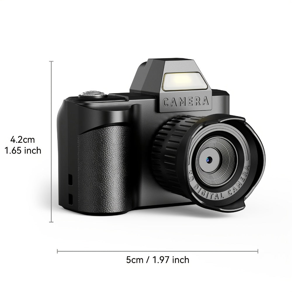 1080P Mini Keychain Camera with 64GB Memory Card, Compact Thumb-Sized Portable Camcorder, Micro Hidden Recorder