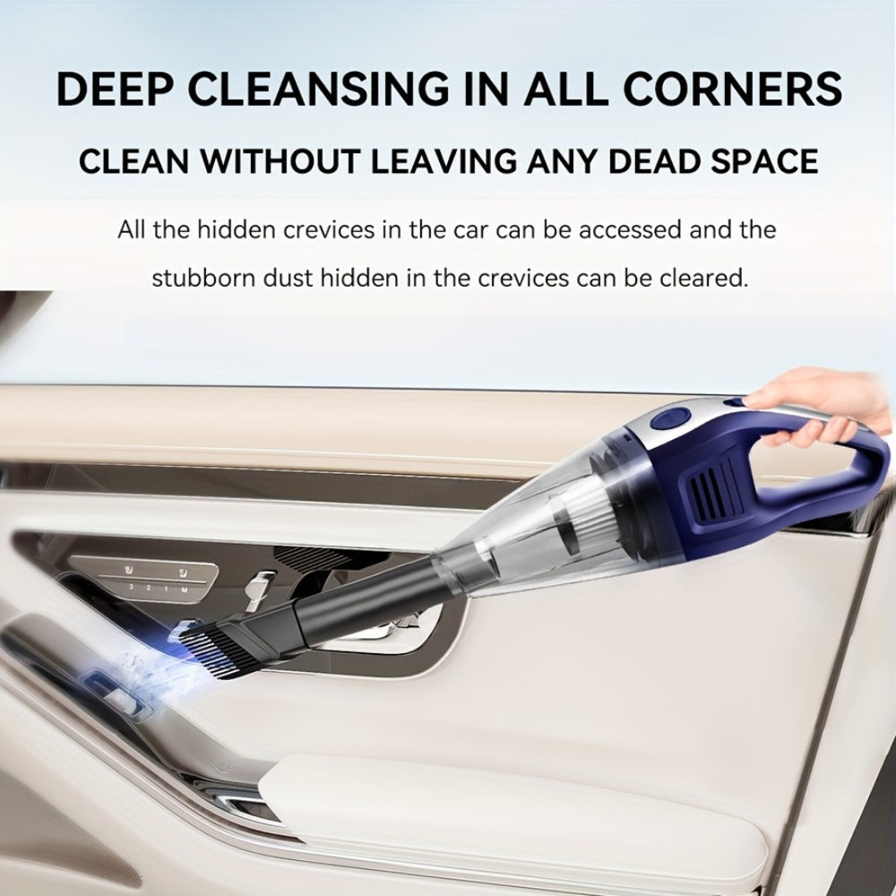 Model 901 Cordless Car Vacuum Cleaner with 5000Pa Source Rating, USB Charging, One-Button Bin and Six Finishes
