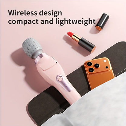 Electric Handheld Massager 180° Foldable Massage Stick, 5-Speed Vibration USB Rechargeable Rotating Head