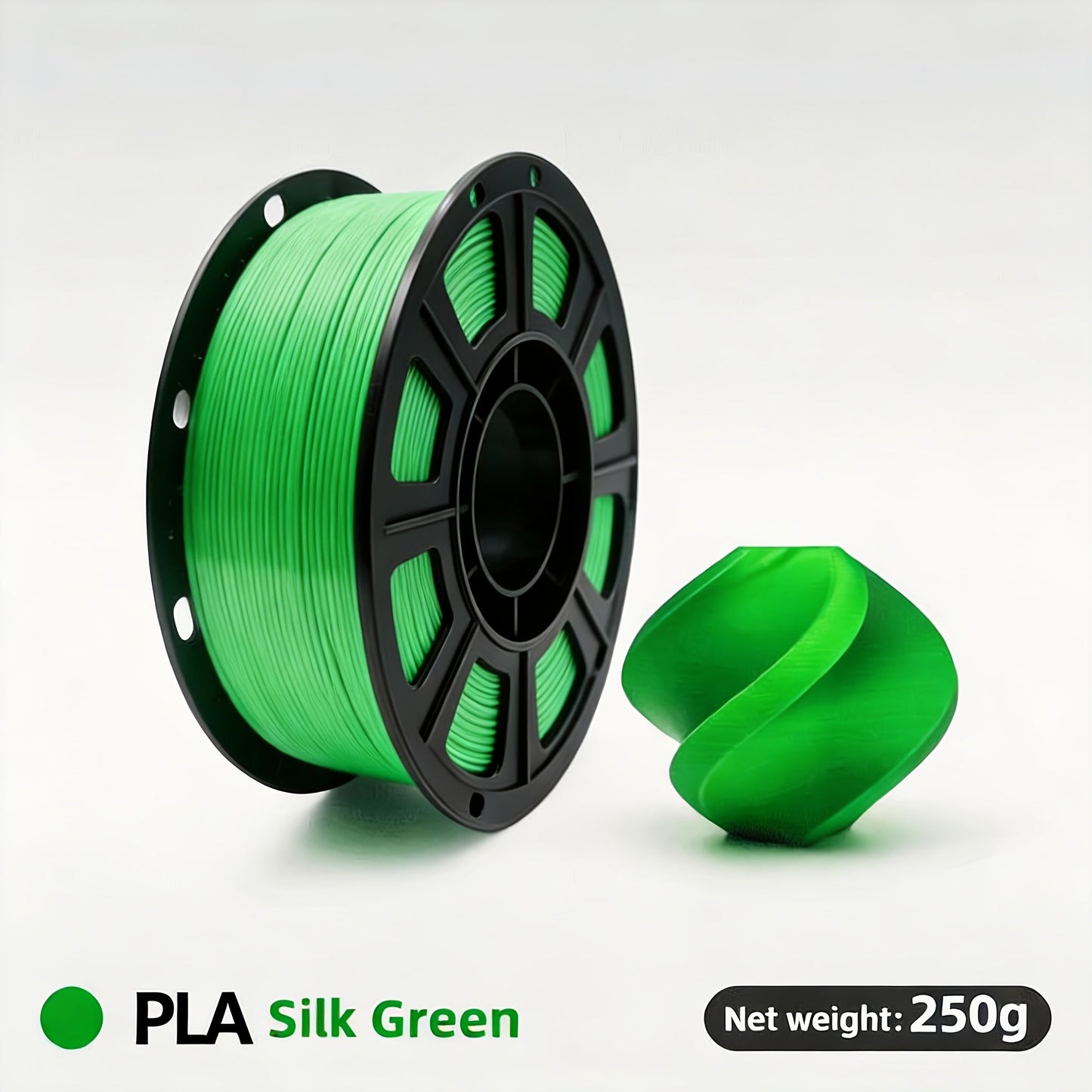 Gradient Rainbow PLA Filament 1.75mm 32 Colors, Shiny Multicolor Fast Color-Changing 250g Spool for FDM 3D Printers