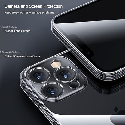 5-Pack Clear Shockproof iPhone Case Bundle Transparent Anti-Drop TPU Cover for iPhone 16 15 14 13 12 11 X XS Pro Max Plus