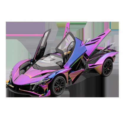 1:24 Scale Die-Cast Sports Car Model Collectible - Zinc Alloy Static Ornament with Realistic Details