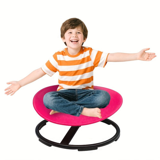 Kids Sit & Spin Sensory Chair, Sturdy Motor Skills Trainer for Sensory Play, Indoor & Outdoor Use