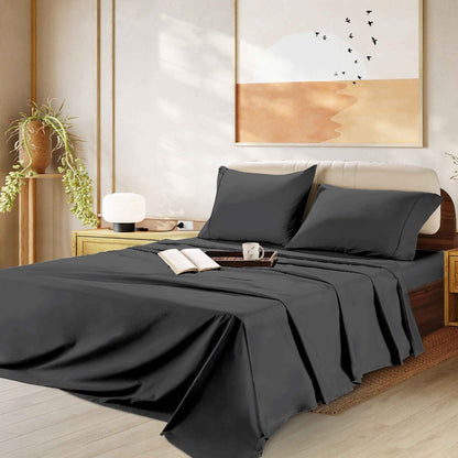 Egyptian Cotton Sheet Set, 1000 Thread Count Sateen Bedding with 16-Inch Deep Pocket, Twin-Full-Queen-King Sizes