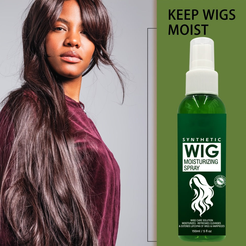 Synthetic Wig Refresher Spray Leave-In Conditioner, Revitalizes & Detangles Wigs & Hairpieces, Cleanses Between Washes