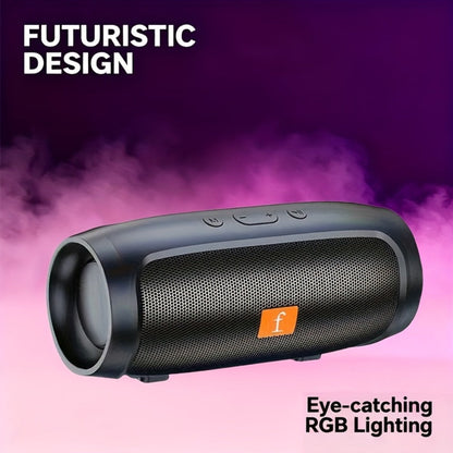 Portable Bluetooth Speaker F117 with 5.2-Channel Listing, Dual Speakers, Subwoofer and RGB Lights