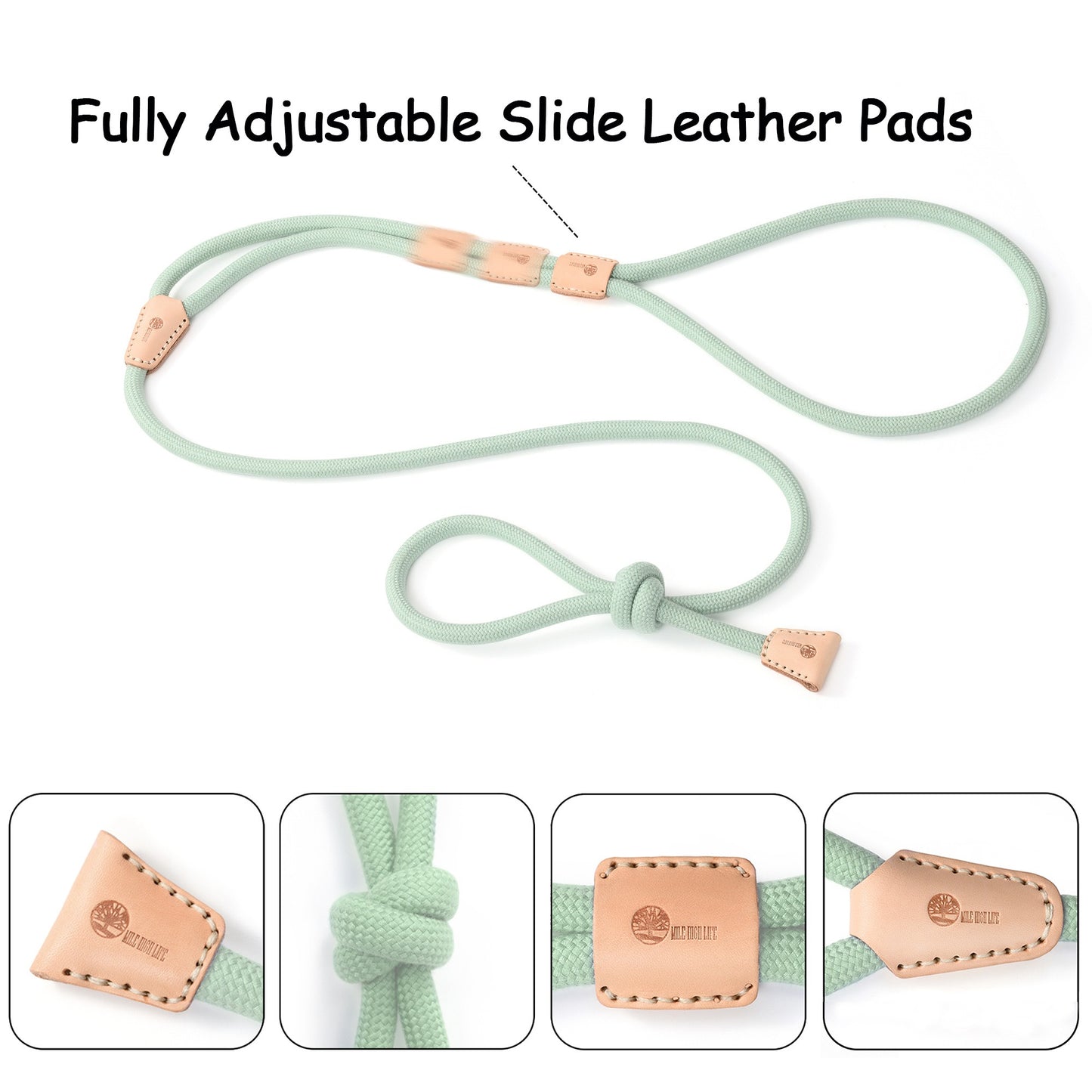 Dog Slip Leash and Harness 2-in-1 Rope Lead – No Pull All-in-One Training Leash for Puppies & Small Dogs, Adjustable Slip Lead with Soft