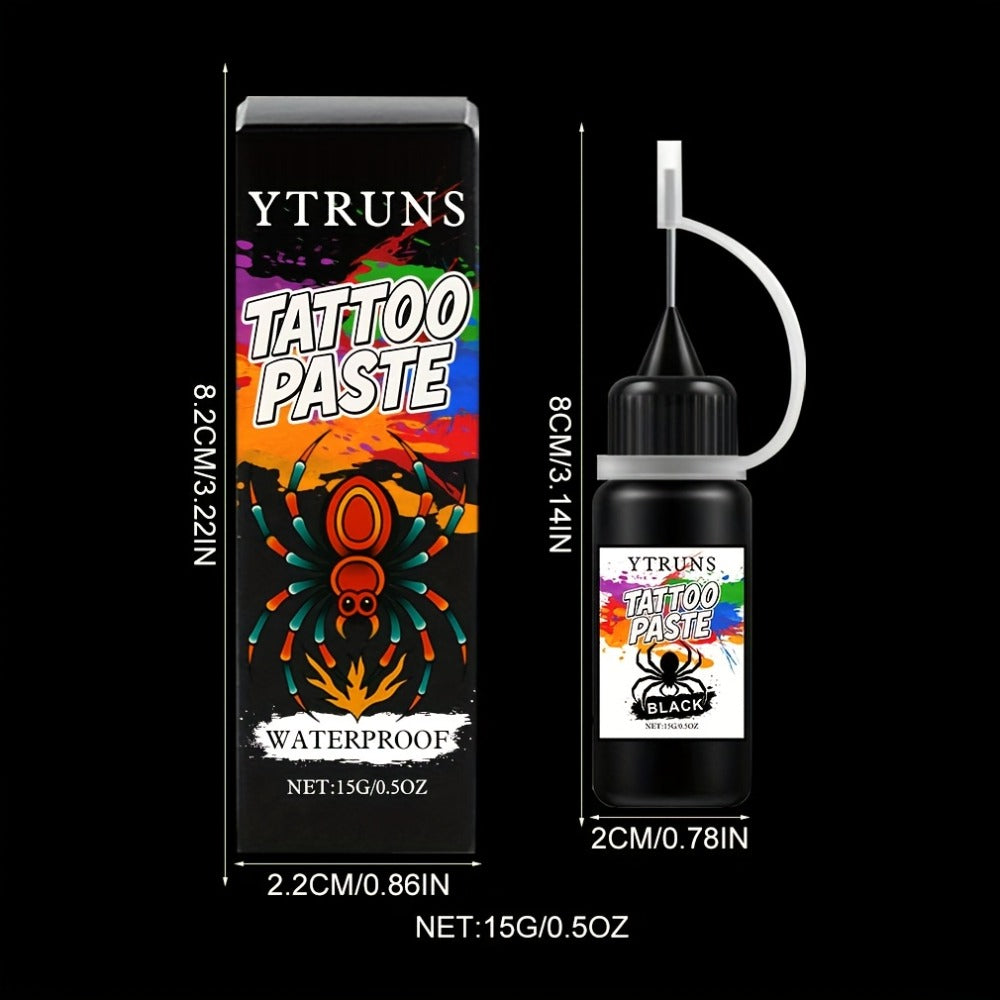 Liquid Body Paint Temporary Tattoo Ink – 7 Vibrant Colors, Fast-Drying Waterproof Formula, Plant-Based Squalane, Skin-Safe for Festivals