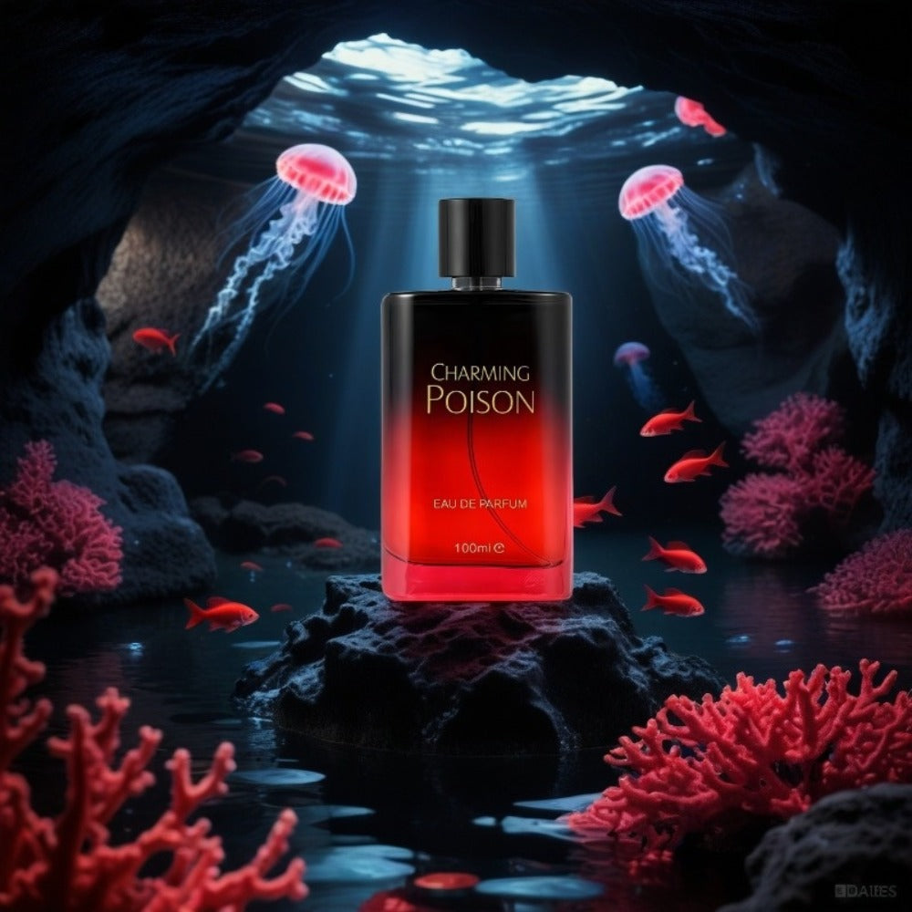 Women's Perfume Love Encounter Eau de Parfum with Romantic Floral Fragrance Profile in a Red Bottle