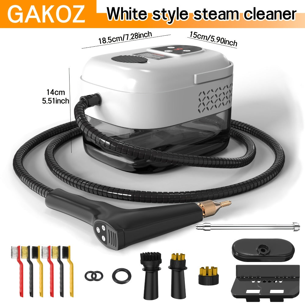 Steam Mop Cleaner Handheld LCD Display Gear Switch 40.58oz Tank One-Key Start for Carpet Kitchen Sofa Upholstery Multi-Model