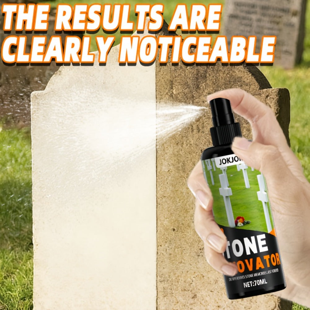 Stone Care Agent for Tombstone Memorial Stone Cleaner Quickly Restores Original Color for Entryways, Bedrooms and Living Spaces