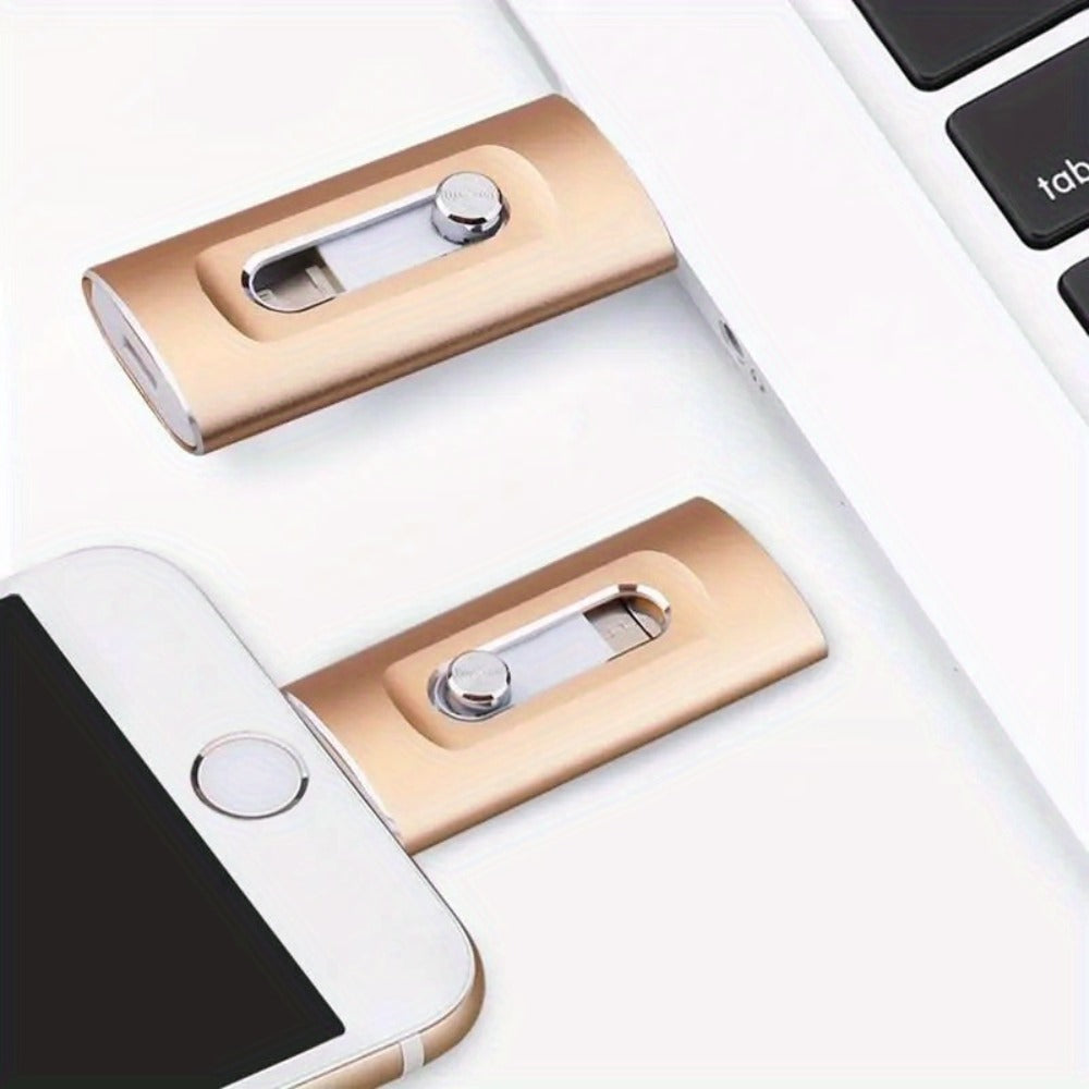 USB Flash Drive 4-in-1 USB 3.0 Multi-Connector Drive with 128GB or 256GB Capacity and Four Color Options