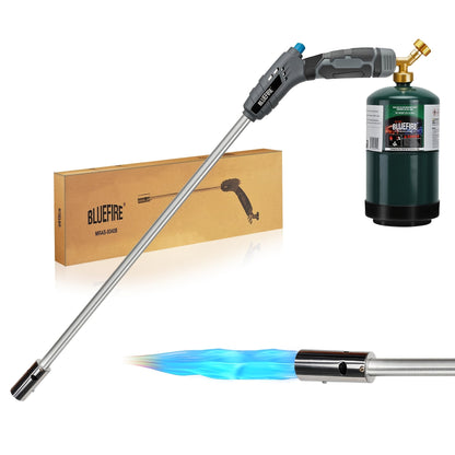Propane Weed Torch Self Igniting, Garden Ice Melt Fire Starter Burner for Garden, Patio and Yard Use