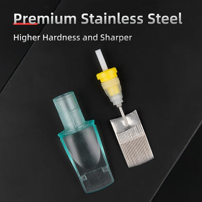 Tattoo Cartridge Needles with Aurora II Label, 10-Pack Curved Magnum Choices from 1229CM to 1249CM