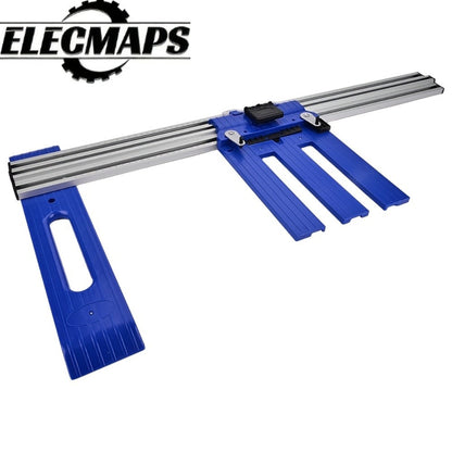 Circular Saw Guide Rail Heavy Duty Metal Manual Precision Cutting Tool for DIY Woodworking Construction Straight Cut Guide No Electricity