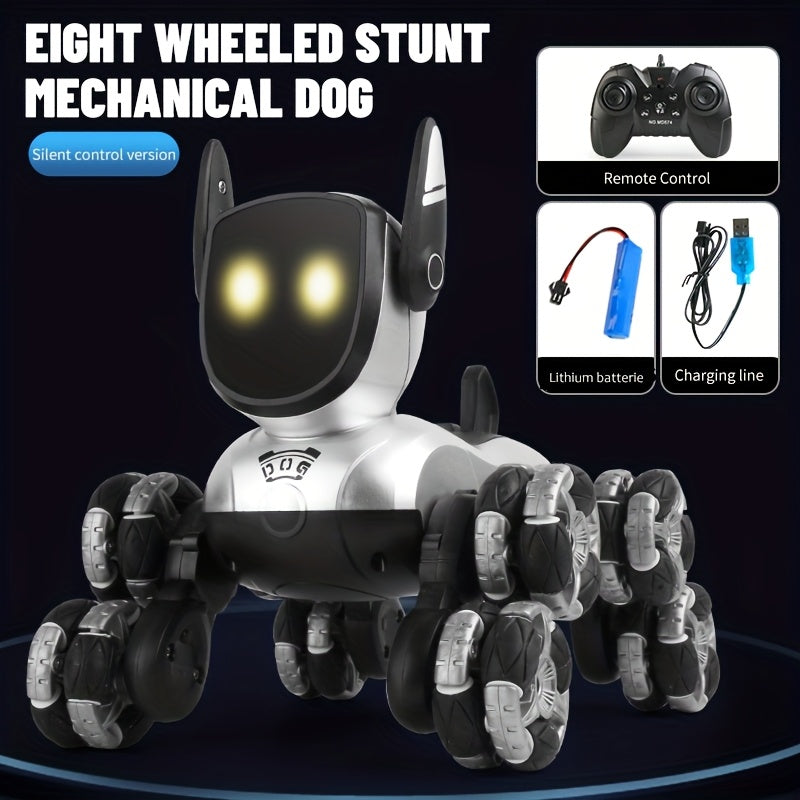 Robot Dog Toy for Kids, RC Smart Interactive Electronic Pet with Remote Control, Music & Action Show