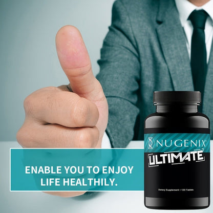 Men's Vitality Supplement Capsules, Nugenix Ultimate Formula for Testosterone Support, Male Energy & Strength
