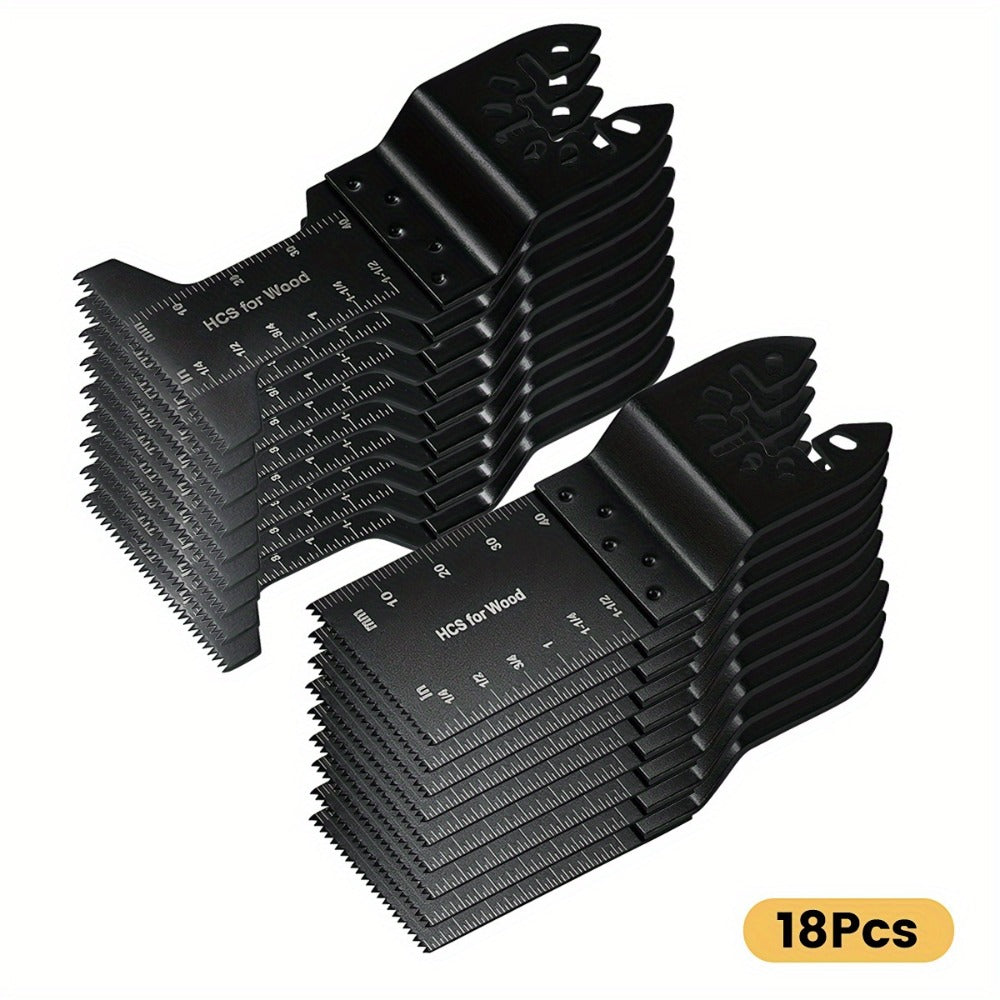 Titanium Oscillating Multi Tool Blades Universal Quick Release Saw Blades Set for Cutting Metal Nails Wood Plastic Compatible with Major