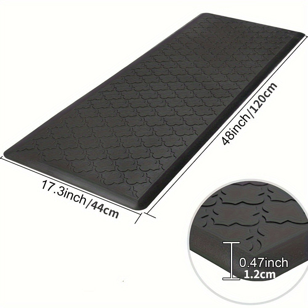 Kitchen Mat, Cushioned Single Standing Mat in Four Colors and 17.3x28, 17.3x48 or 20x60-Inch Sizes