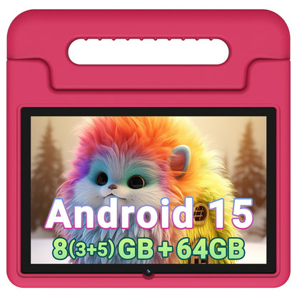 Kids Tablet Apolosign 10.1 Inch with Android 15, 8GB RAM, 64GB Storage, WiFi 6 and 1280x800 Display