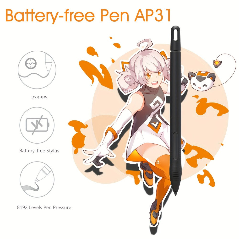 GAOMON M10K Drawing Tablet 8192 Levels Pressure Sensitivity Battery-Free Stylus 10 Programmable for an Everyday Personal Care Routine