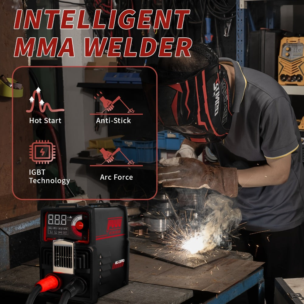 135A 110V MMA Arc Welder Stick Lift TIG 2-in-1 DC Inverter Welder LCD Digital Display Hot for Entryways, Bedrooms and Living Spaces