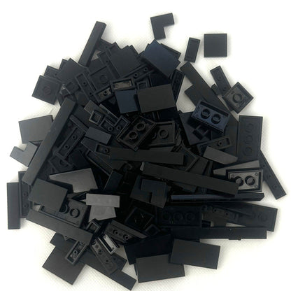Bulk Flat Tile Building Blocks 150 Pcs – Smooth Thin Plate Bricks 1x1 1x2 1x6 LEGO Compatible MOC Accessories Kids Creative Building DIY